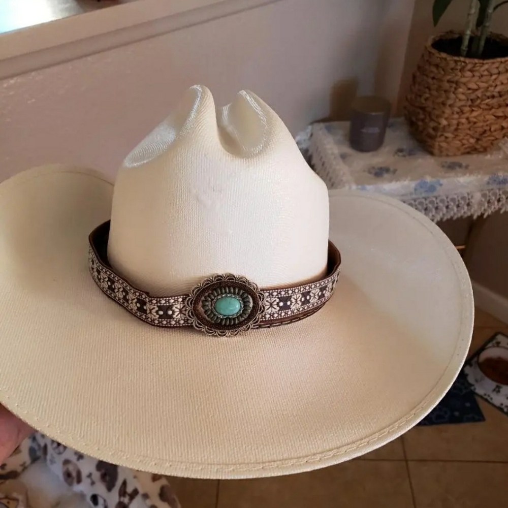 BOHO HAT & 2 HATBANDS - Picture 9 of 11